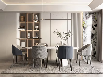 Modern Restaurant 3d model