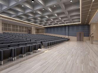 Modern Conference Hall Report Hall 3d model