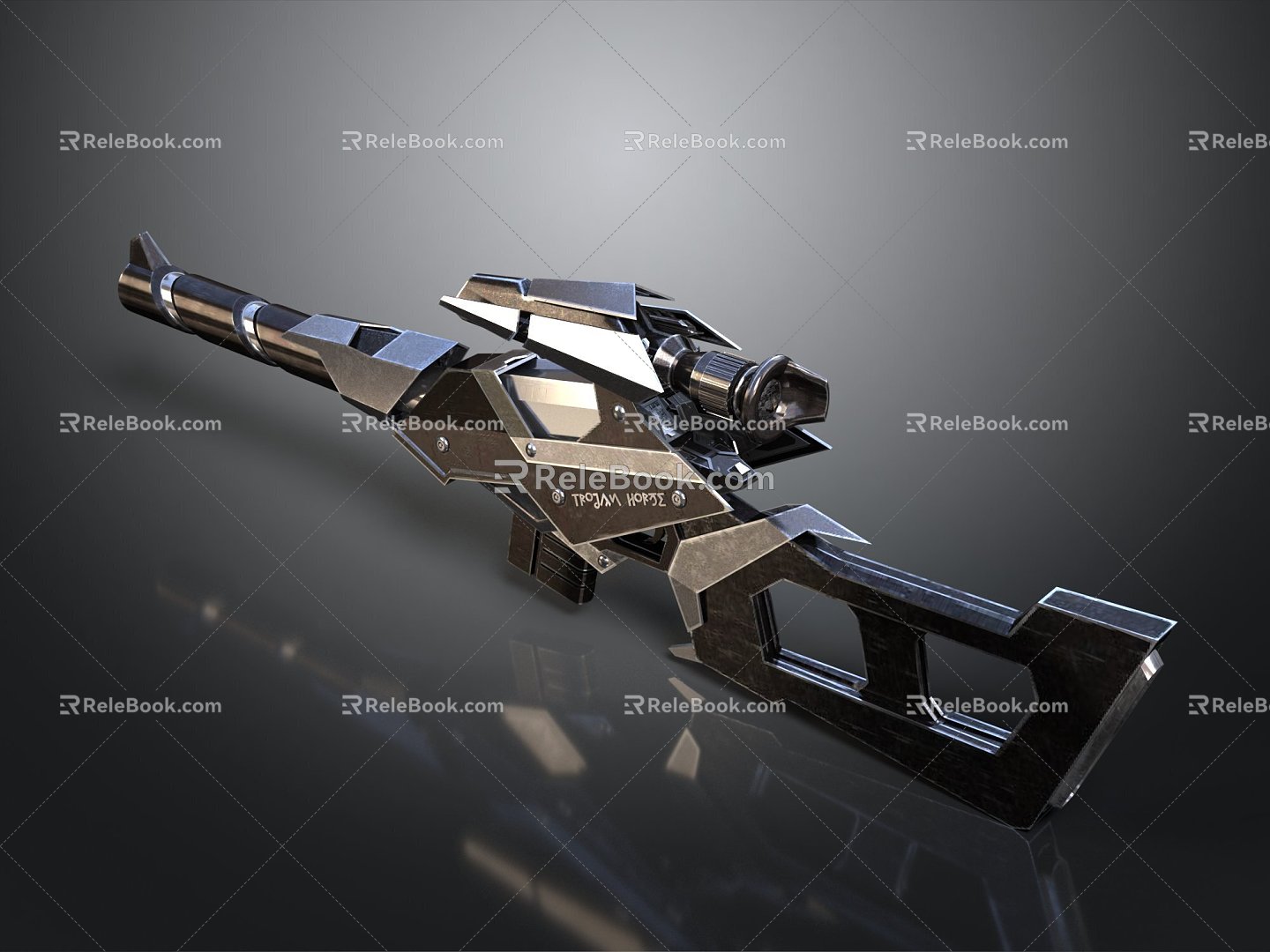 Science Fiction Weapon Future Weapon Science Fiction Equipment Concept Weapon Next Generation Weapon Next Generation Equipment 3d model