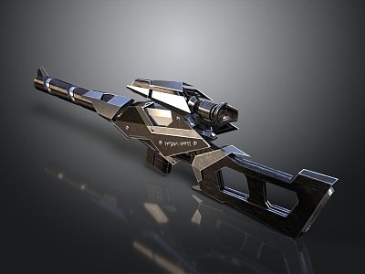 Science Fiction Weapon Future Weapon Science Fiction Equipment Concept Weapon Next Generation Weapon Next Generation Equipment 3d model