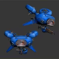 Modern Robot Toys 3d model