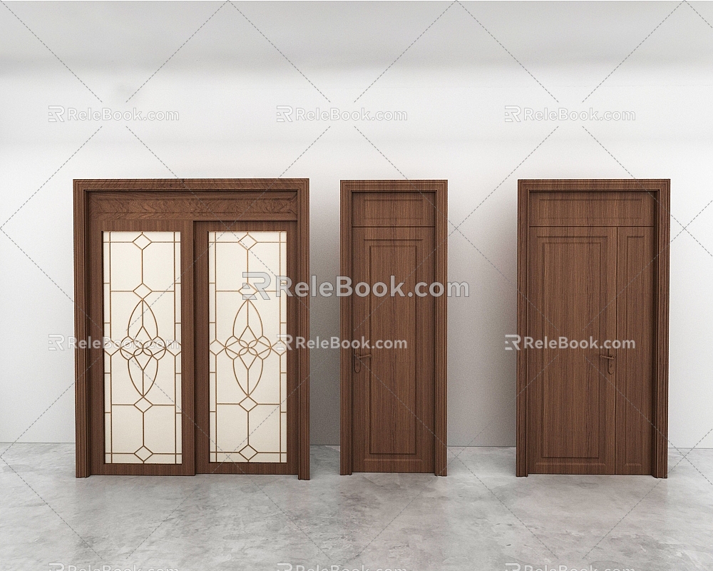 Door combination 3d model