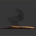 Heap of Fresh Roasted Coffee Beans with Wooden Spoon on Black Surface