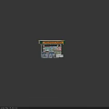 Green Yellow Exterior Newsstand Commercial Equipment With Magazines Newspapers Bottled Water And External Goods