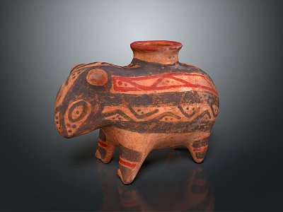 Modern Pottery Pottery Figurines Ancient Pottery Figurines Antique 3d model