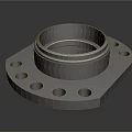 Industrial Metal Flange Equipment with Multiple Holes and Mechanical Design for Applications