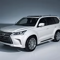White Lexus SUV With Modern Exterior Design Sleek Body And Alloy Wheels