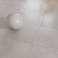 Light Gray Square Ceramic Floor Tiles With Decorative Sphere And Natural Texture 3d model