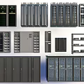 Server Racks And Data Center Equipment Including Network Cabinets And Storage Systems