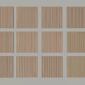 Stylish Wall Panels With Various Vertical Strip Designs In Different Wood Tones For Interior Decoration