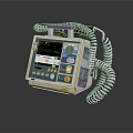 defibrillator cardiac defibrillator automatic external defibrillator 3d model