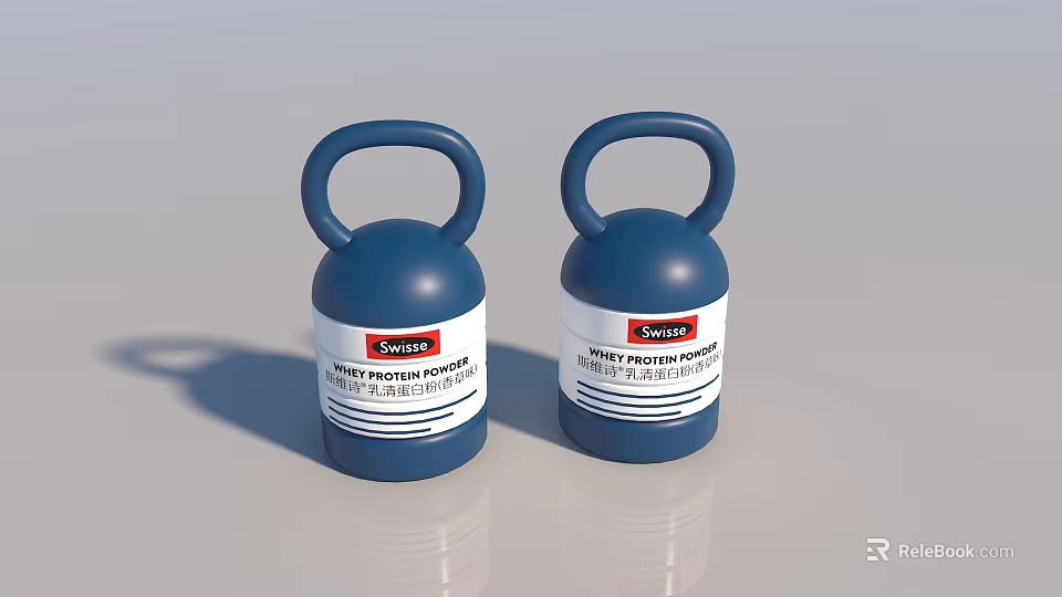 Sweet Water Filled Adjustable Kettlebells for Home Gym Strength Training Workouts 3d model 