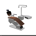 Ergonomic Medical Equipment Dental Chair With Adjustable Backrest LED Lamp And Tool Tray