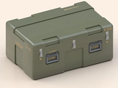 Green Portable Battery Device With Display Windows And Buttons For Household Use 3d model