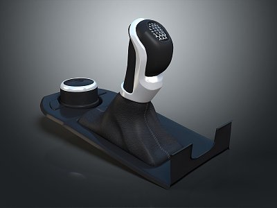 Gear shift handle manual gear shift car gear handle 3d model