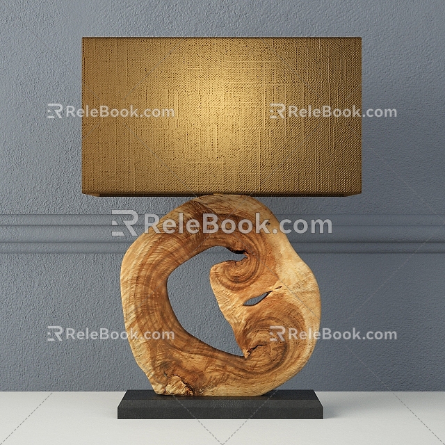 Special-shaped table lamp 3d model