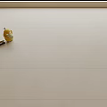 Light Colored Floor Tiles With Yellow Small Doll And Black Toy Car On Floor