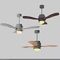 Modern Ceiling Fans With Lights White Brown Green Blades Contemporary Design For Home Interiors