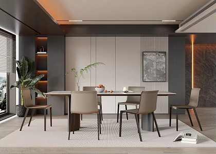 Modern Restaurant 3d model