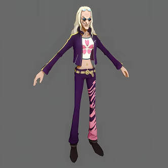 One Piece Kureiha One Piece Animation Movie Game Cartoon Kureiha Ship Medical Witch Can Do Action 3d model