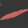 Futuristic White Spaceship 3D Model With Streamlined Design For Space Exploration