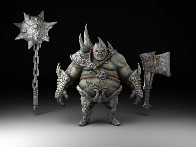 Butcher Blame Man Executioner Fat Man NPC 3d model