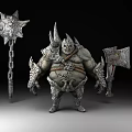 Butcher Blame Man Executioner Fat Man NPC 3d model