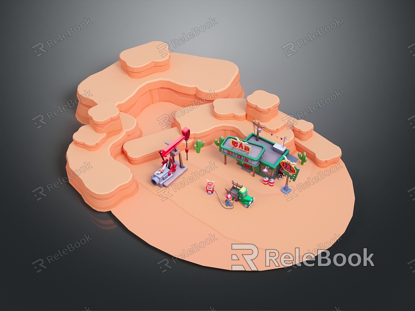 Game Environment Game Scene Fairy Tale Scene Fairy Tale Magic Scene Magic Item Fantasy Scene model