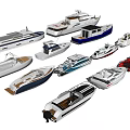 Variety Of Yacht Designs And Styles Displayed