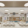 Modern Kindergarten Classroom Workshop 3d model