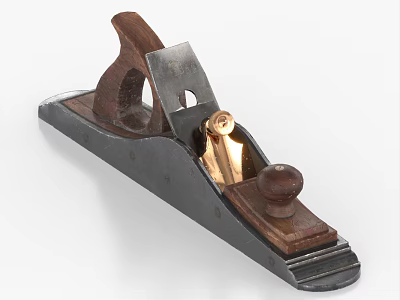 Hand planer woodworking tools 3d model