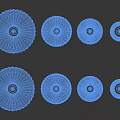 Elegant Modern Pleated Fabric Chandeliers With Striped Patterns And Neutral Tones For Interior Decor