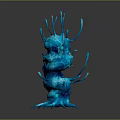 modern eukaryotic cell eukaryotic cell cross section cell structure cell tissue 3d model