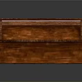Elegant Classic Vintage Wooden Desk With Multiple Drawers And Carved Legs