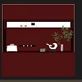 Modern Decorative Cabinet Display Cabinet Storage Cabinet Bar Counter Cabinet 3d model