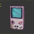 Game machine electronic chicken palm game machine hand game machine handheld game machine computer PC 3d model