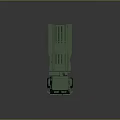Six Wheel Green Military Truck With Heavy Duty Cargo Body And Cab Design