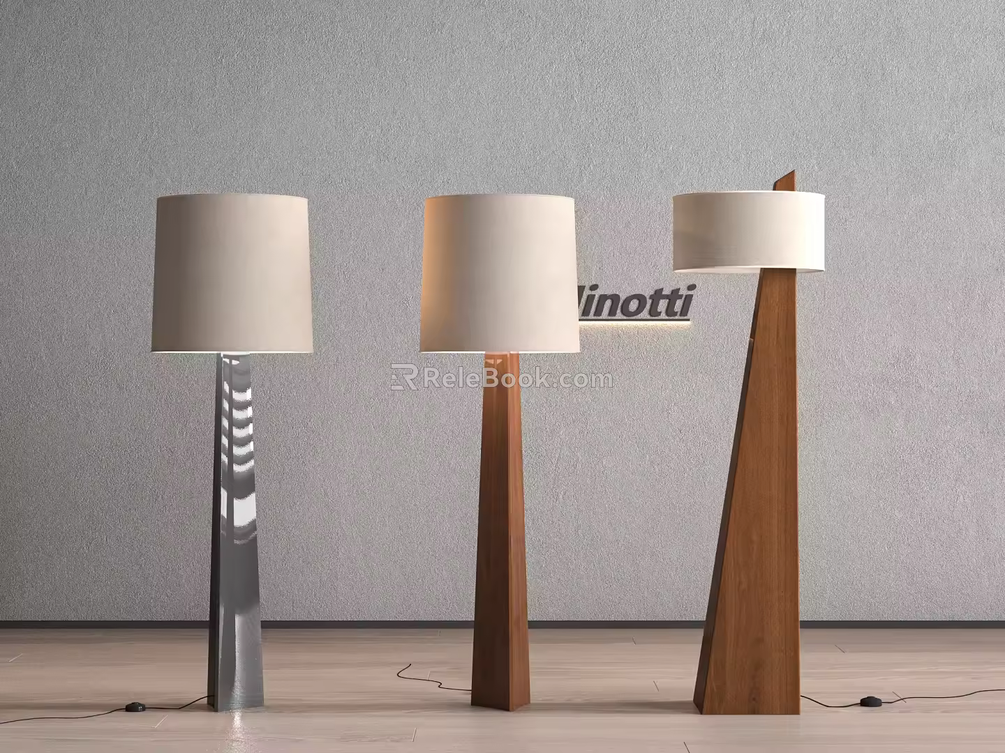 Modern floor lamp 3d model
