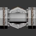 Industrial Metal Pipe Tee Joint Fitting With Bolts And Copper Wrapping