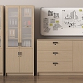 Modern File Cabinet File Cabinet Office Supplies 3d model