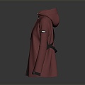 Outerwear Coat Leather Coat 3d model