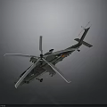 Green Helicopter Model Supporting Space Mission Operations And Astronaut Recovery