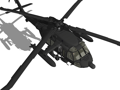 Modern Helicopter model