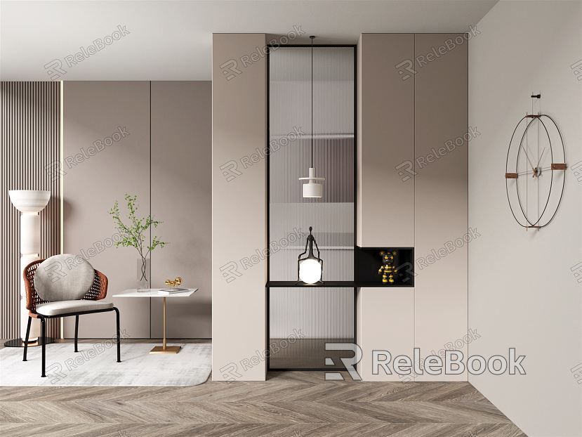 Modern Entrance Cabinet model