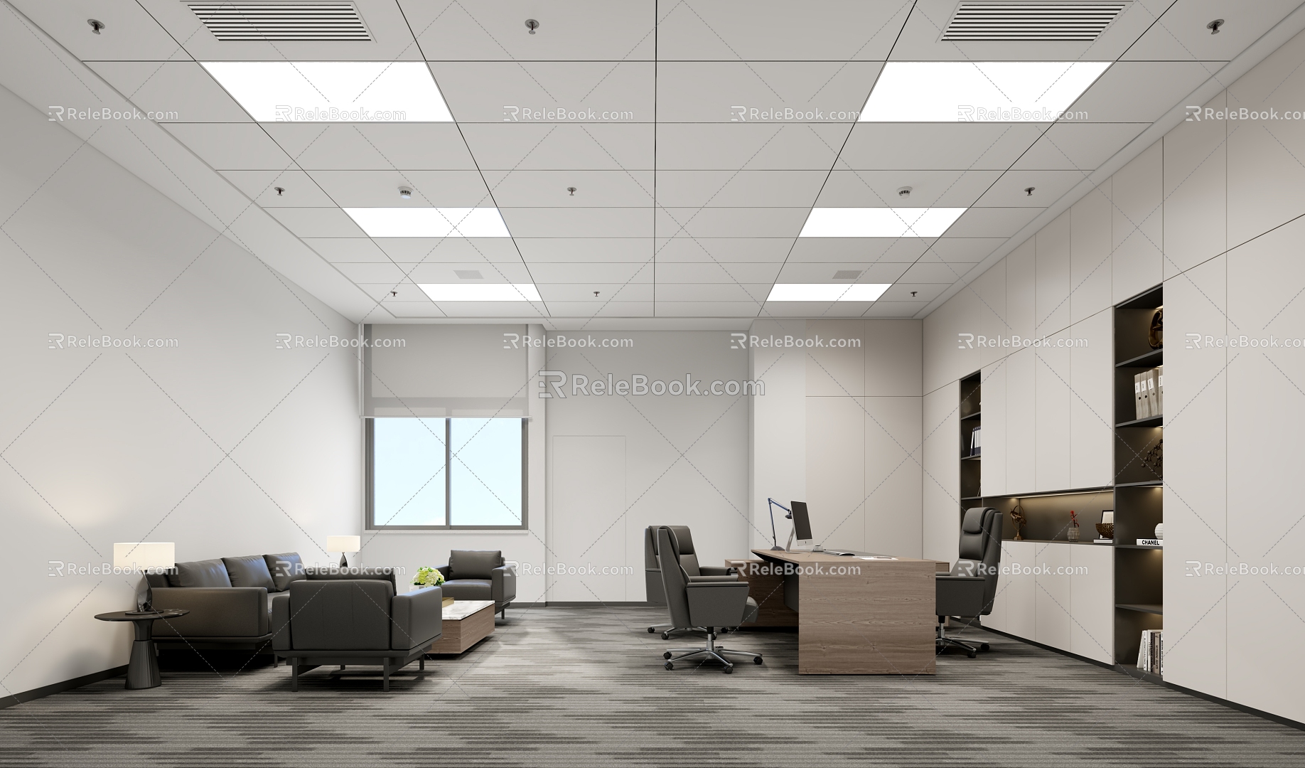 General Manager Office 3d model