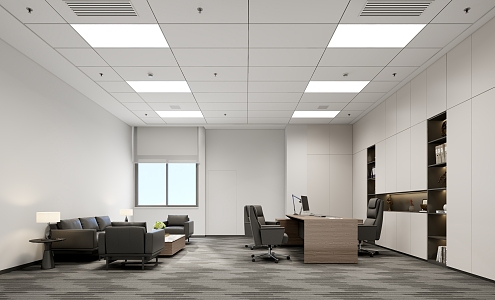 General Manager Office 3d model