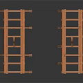 Two Industrial Metal Frame Equipment With Multiple Support Legs And Stable Structure