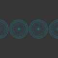 Stylish Round Rugs Featuring Multiple Abstract Patterns And Vibrant Colors For Home Decor