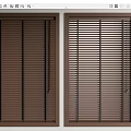 Modern Brown Venetian Blinds With Horizontal Slats For Stylish Home Window Design