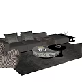 Modern Sofa Coffee Table Combination Sofa Coffee Table 3d model